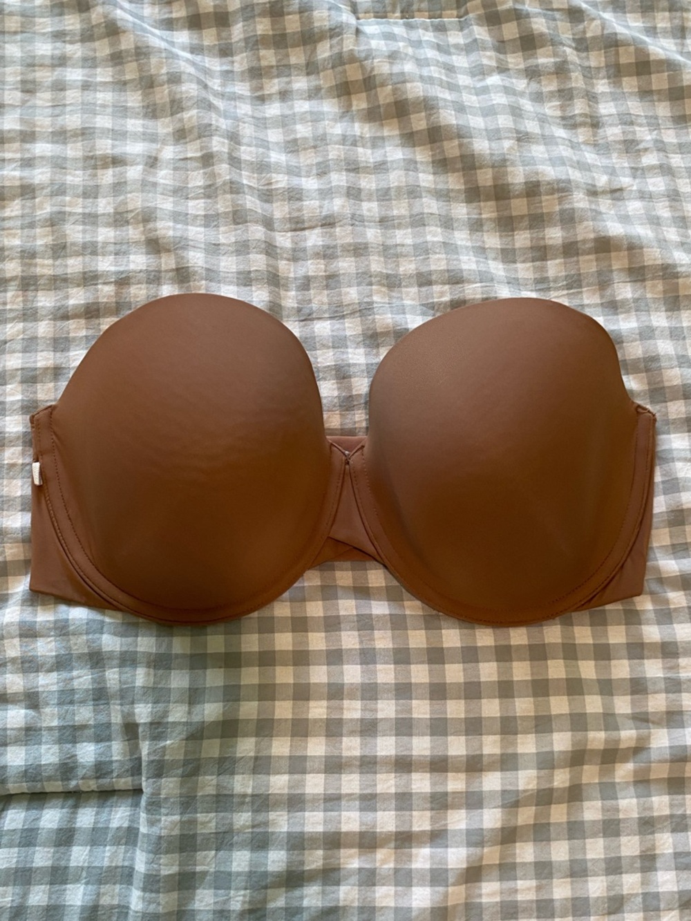 Harper Wilde Strapless Mocha Color Bra Size 38D